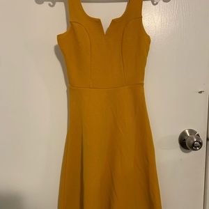 Planet Gold || Golden Yellow Dress